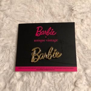 Gold Barbie pin